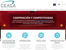 Tablet Screenshot of ceaga.com